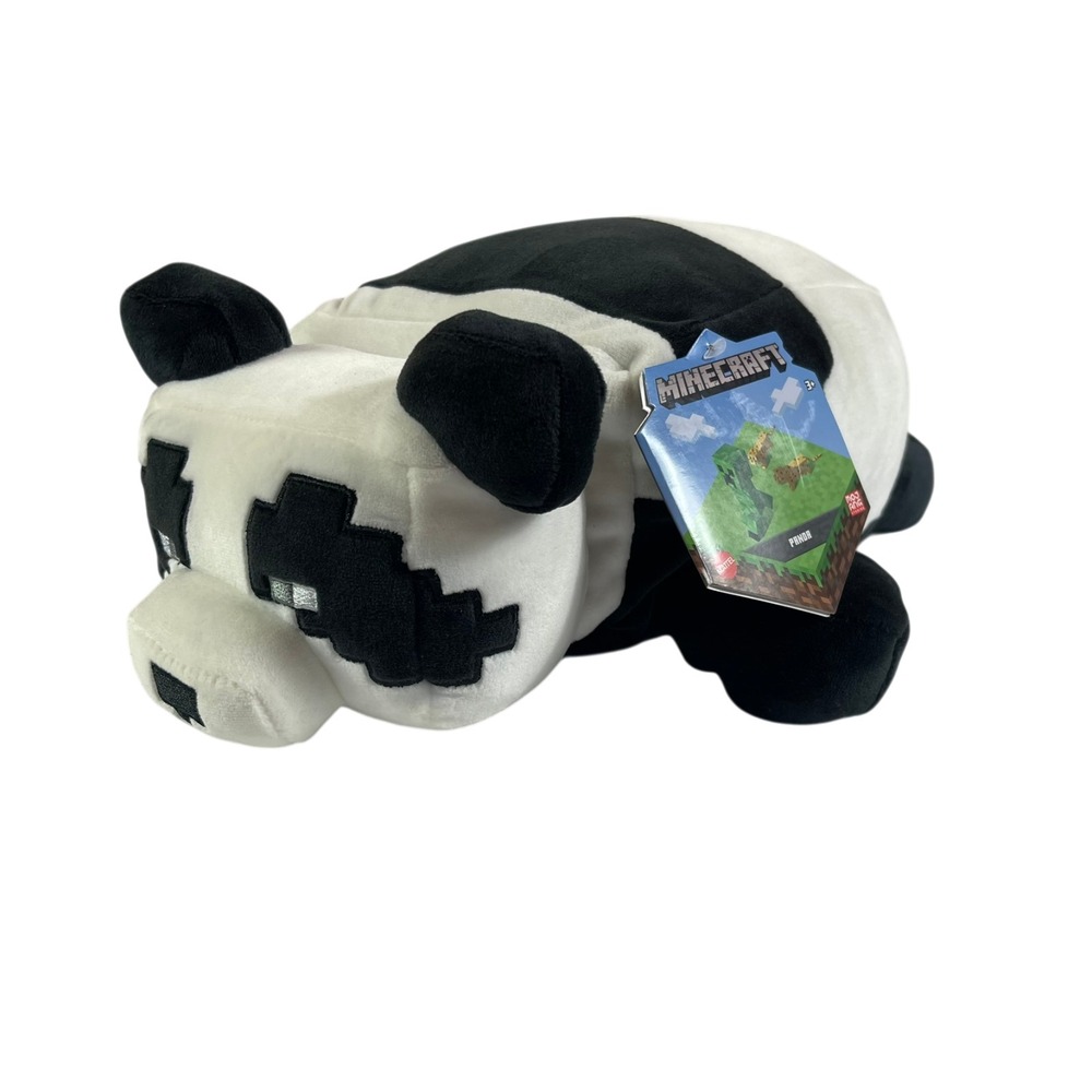Mojang Minecraft Panda Bear Plush 12" Stuffed Toy Lovey